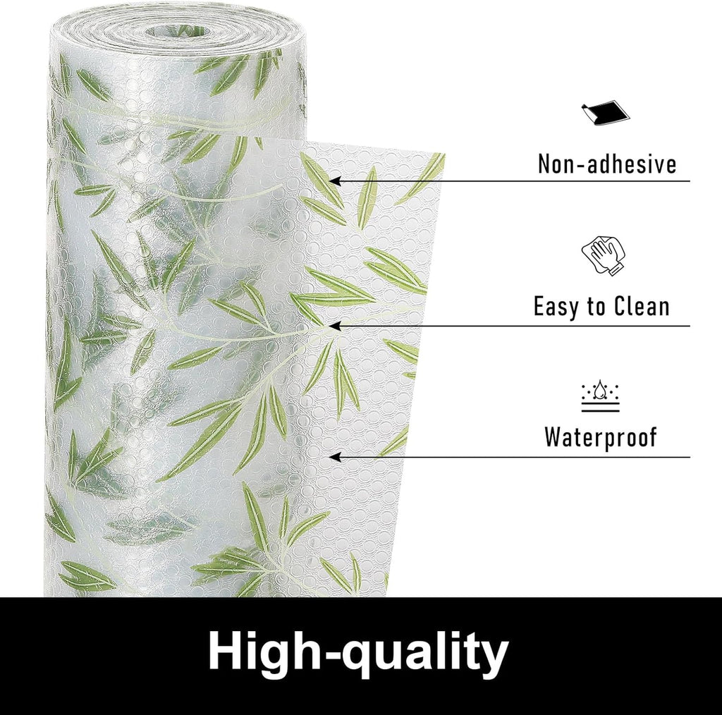 Cooyes Shelf Liner Drawer Liners, Shelf Liners for Kitchen Cabinets, Non Adhesive Cabinet Liner