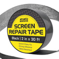 2in x 30ft (360in) Window Screen Repair Tape, Screen Door Replacement Kit, Mosquito Net Repair