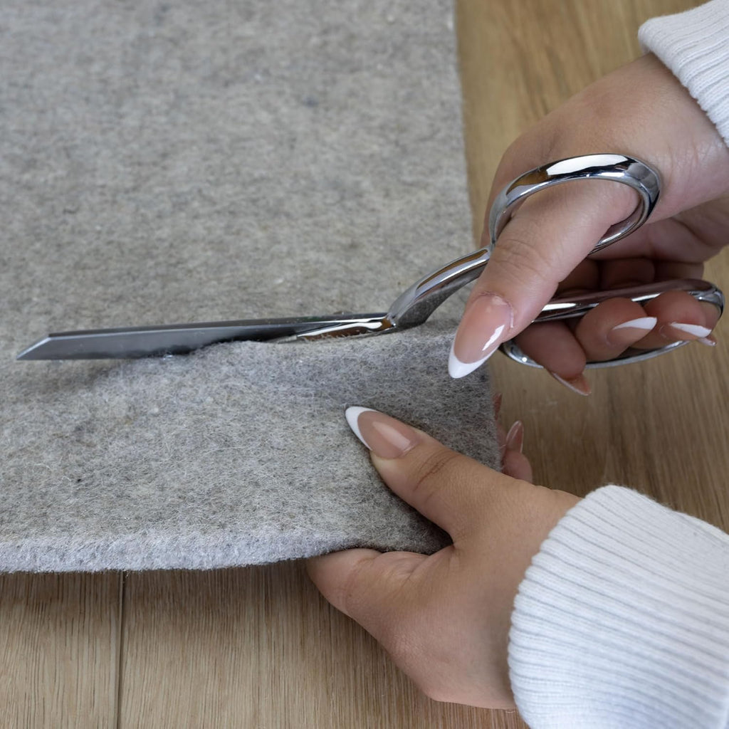 RUGPADUSA - Eco-Plush - 7'6" x 9'6" - 1/2" Thick - 100% Felt - Luxurious Cushioned Rug Pad