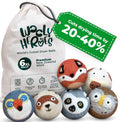 No More Dryer Sheets! Reusable Wool Dryer Balls XL 6-Pack - Reduces Static, Cuts Dry Time, &