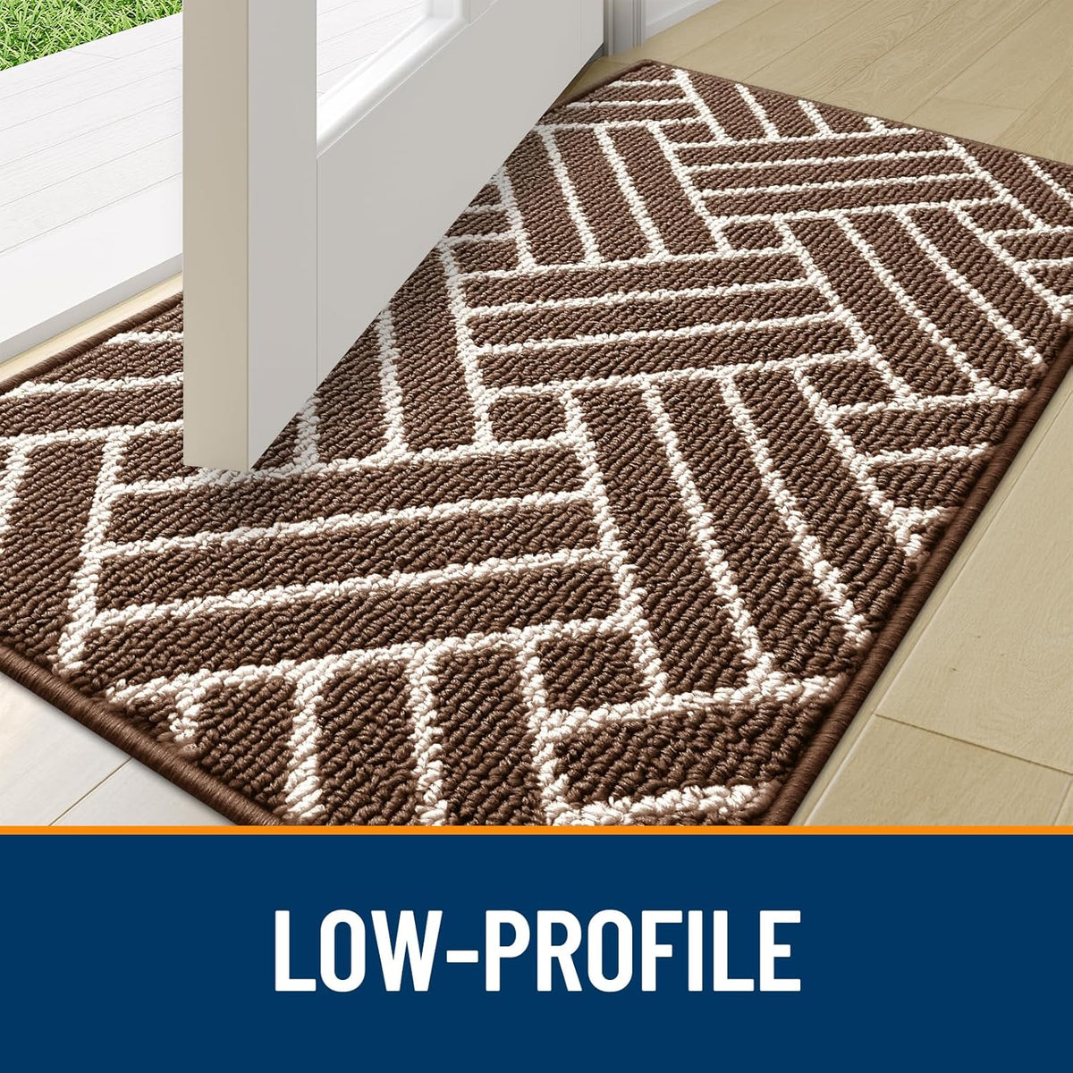 OLANLY Indoor Door Mat, 32x20 Inch, Dirt Resistant and Absorbent, Non-Slip Rubber Backing Floor
