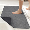Bath Mat,Ultra Thin Bathroom Rugs,Rubber Bath Mats for Bathroom,No Slip Bath Rug,Quick Dry,Machine