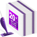 20 Count Disposable Wet Pads Refill for Wet Jet Spray Mop, Wet Jet Pads Refills for Multi Surface