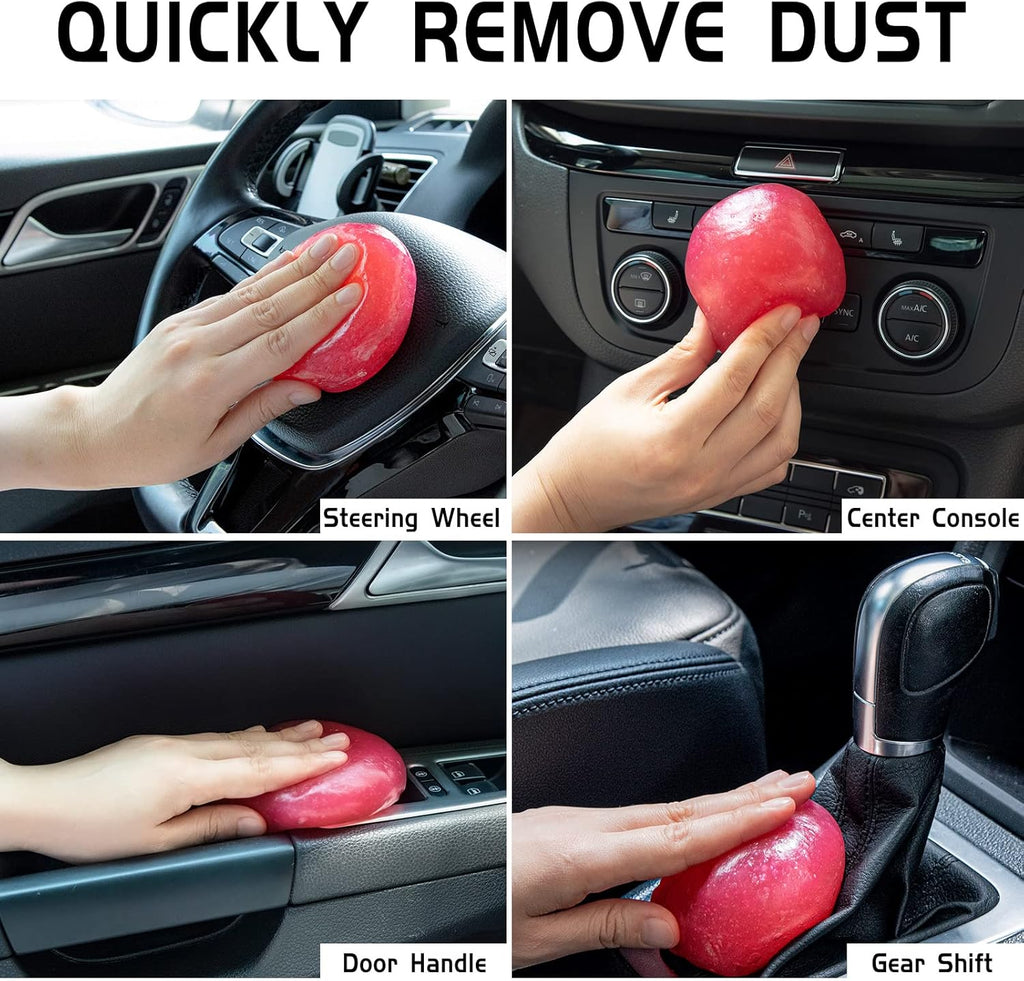 TICARVE 2Pack Cleaning Gel Car Putty Car Clean Putty Gel Auto Tools Car Interior Cleaner Car