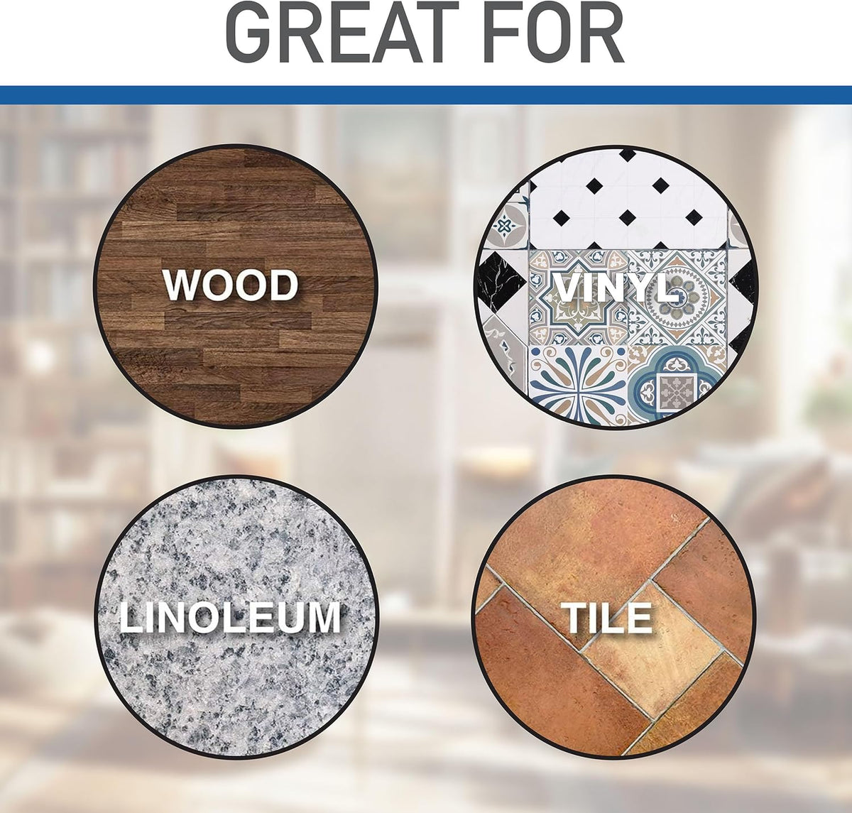 SOFTTOUCH 4717895N Heavy Duty Square Felt Furniture Pads to Protect Hardwood Floors from Scratches