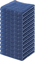 Homaxy 100% Cotton Terry Kitchen Dish Cloths, Ultra Soft and Absorbent Dish Towels for Kitchen