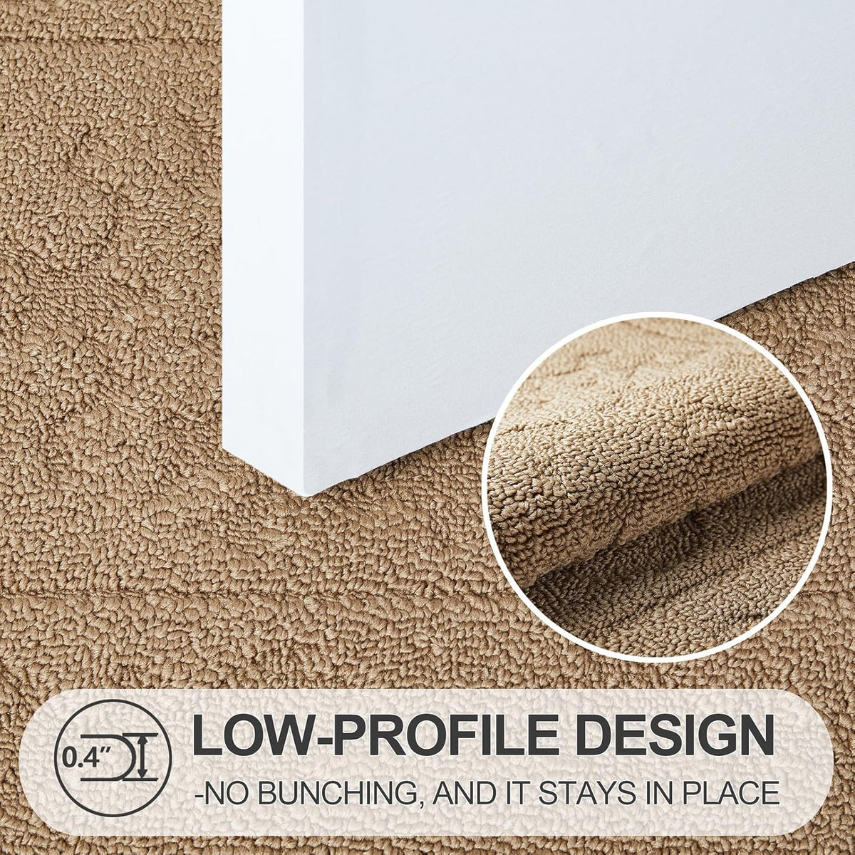 FONEYI Indoor Door Mat 36" x 59", Dirt Trapper Door Mats Non-Slip Entryway Rugs Washable, Absorbent