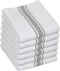 WHITEWRAP Kitchen Dish Towels for Kitchen, Highly Absorbent for Drying and Cleaning, Durable and