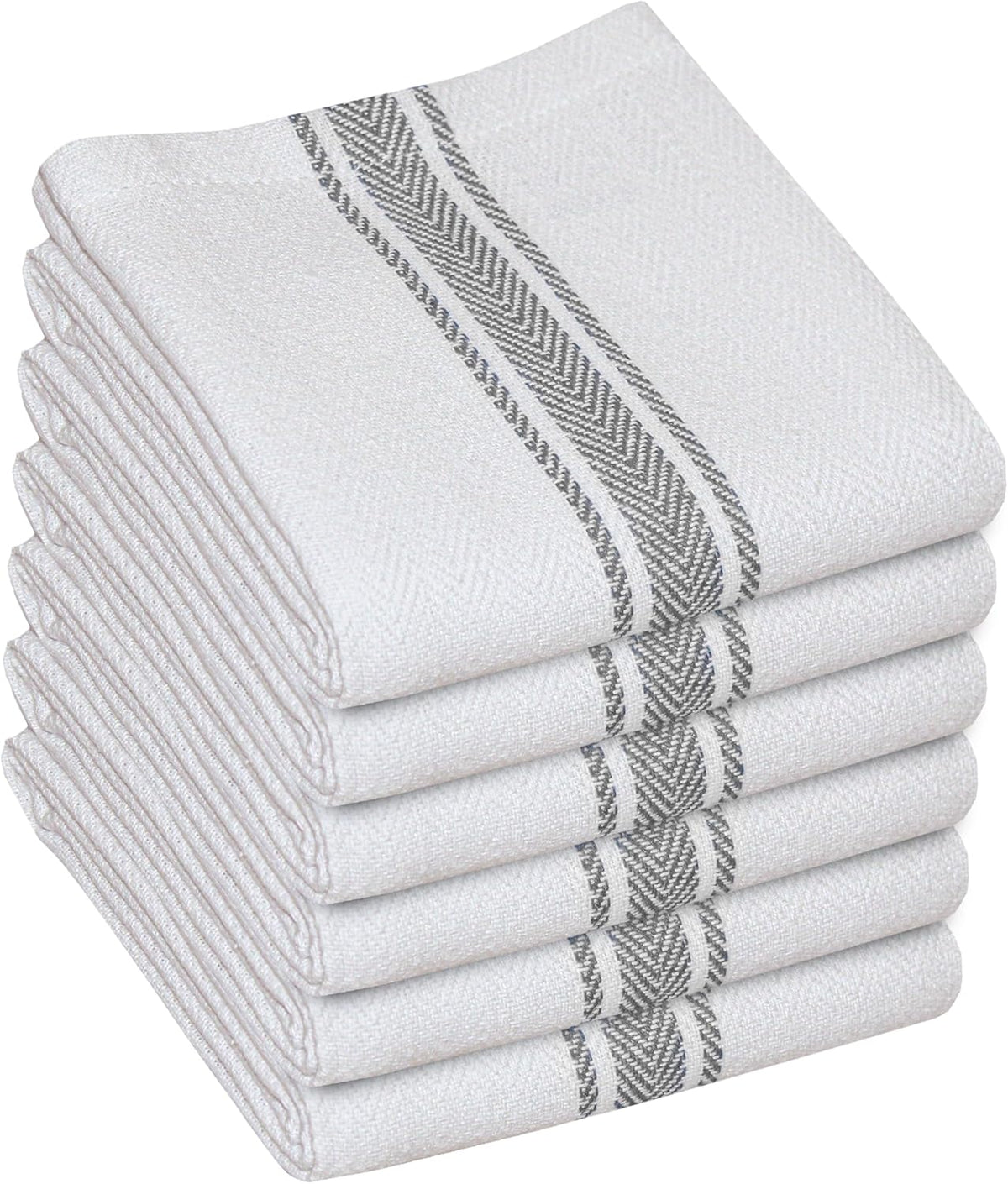 WHITEWRAP Kitchen Dish Towels for Kitchen, Highly Absorbent for Drying and Cleaning, Durable and