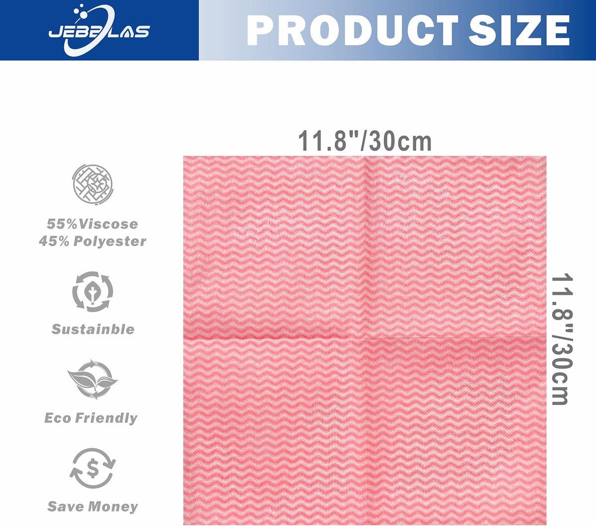 JEBBLAS Reusable Cleaning Cloths Handi Wipes Reusable Cloths Dry Cleaning Cloths Dish Towel Dish