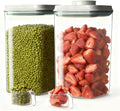Pop Airtight Food Storage Containers Set with Lids, Large 4.2Qt/4L Food Containers with Scoop