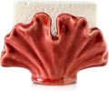 Ceramic Sponge Holder,Sponge Holder for Kitchen Sink,Compact Sink Caddy Organizer-Scouring Pad and