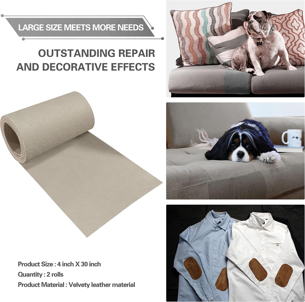 Velvet Repair Patch, Self-Adhesive Flannel Fabric Patch, Multi Colors, Microfiber Patch，Can be Used