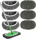 Reusable Microfiber Mop Pads Washable Wet Pads Compatible with Swiffer Sweeper Refills Pads for Wet