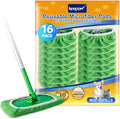 KEEPOW Reusable Wet Pads Compatible with Swiffer Sweeper Mop, Dry Sweeping Cloths, Washable