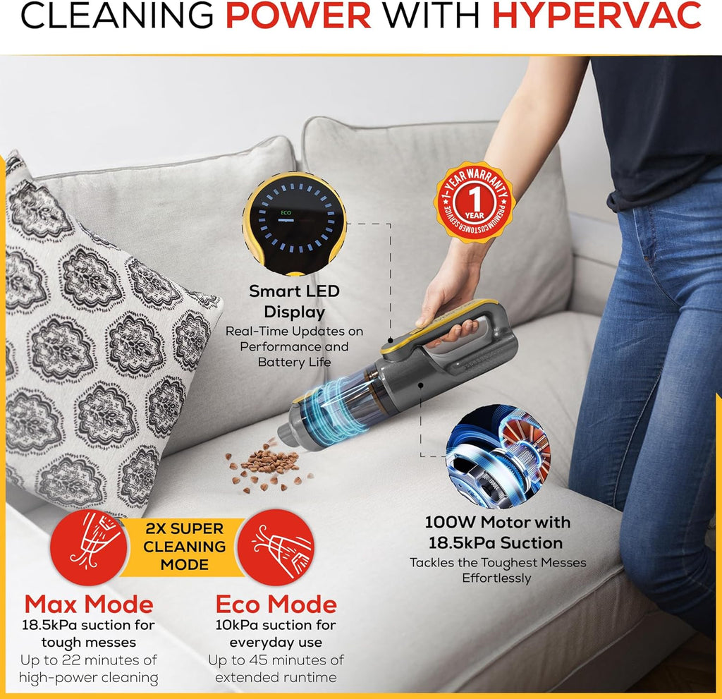 Car Vaccum Cleaner - 2 in 1 Handheld, High Power, Portable Vaccum Cordless & Corded + Blower with