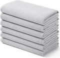 Homaxy 100% Cotton Waffle Weave Kitchen Towels - 6 Pack Soft and Absorbent Dish Towels - 16 x 26
