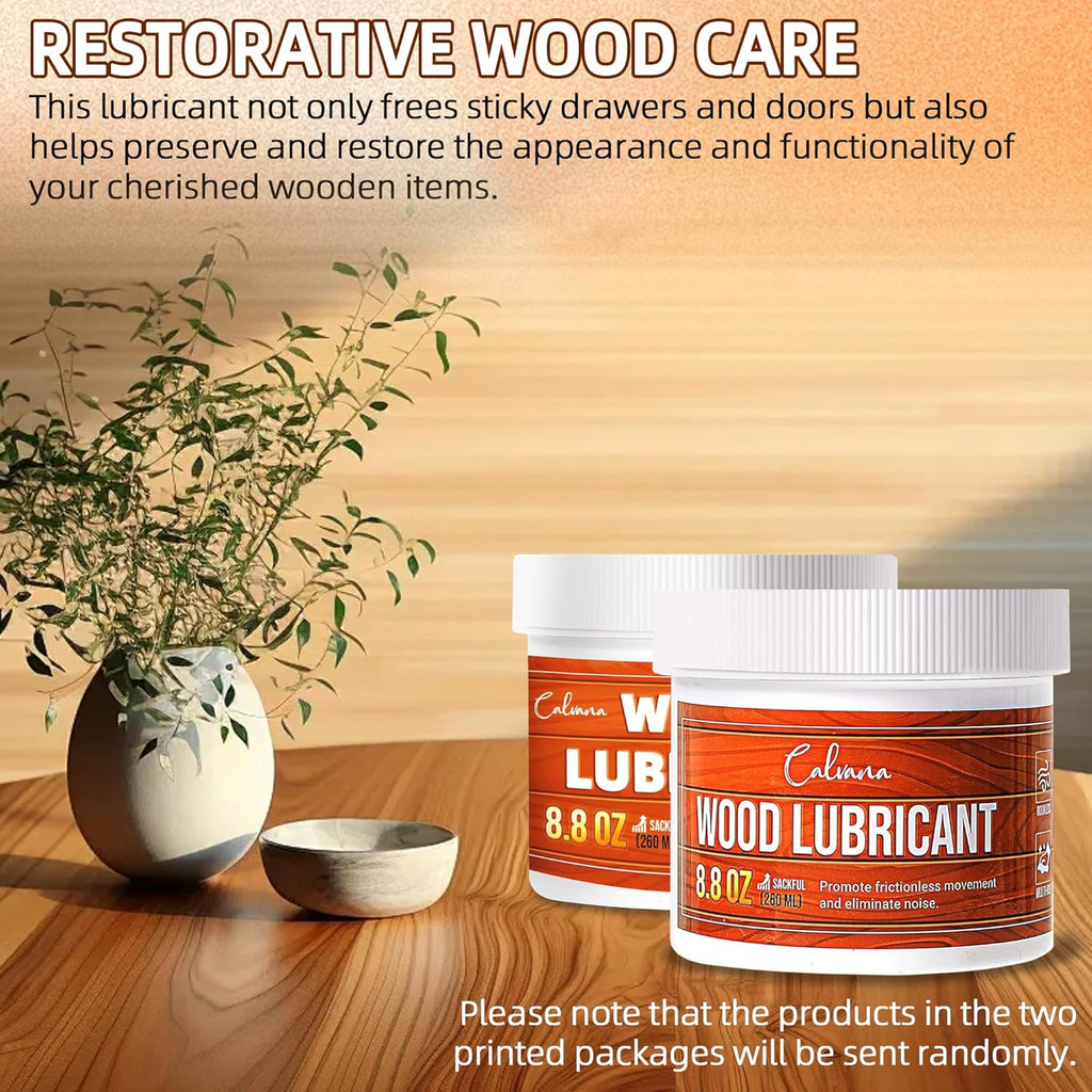 8.8oz Wood Wax for Home Projects,Door Hinge Lubricant,for Wood Drawer Slides,Sliding Glass
