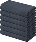 Homaxy 100% Cotton Waffle Weave Kitchen Towels - 6 Pack Soft and Absorbent Dish Towels - 16 x 26