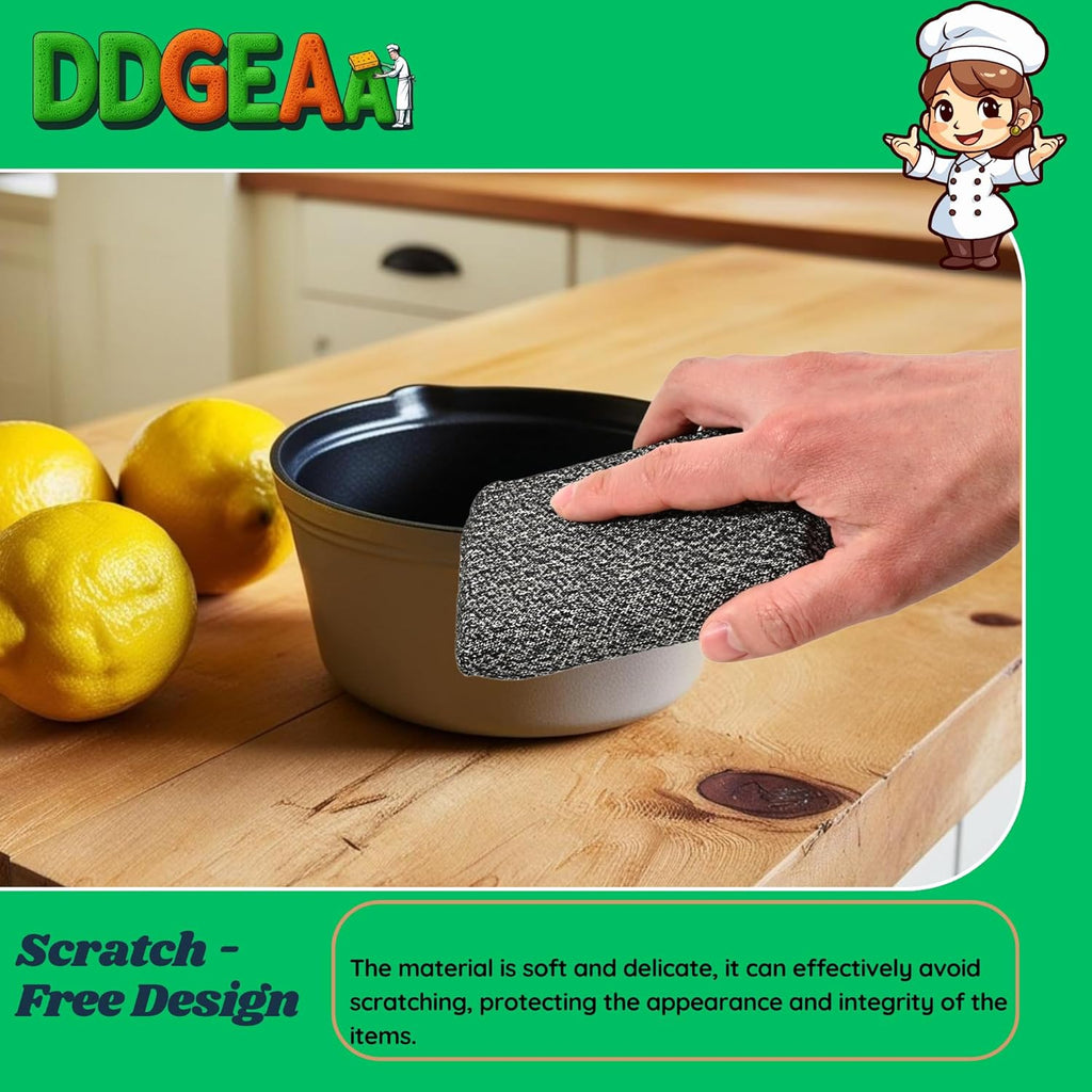 Heavy - Duty Kitchen Sponge - 20 Times More Durable, Scratch Free, Suitable for Non Stick Cookware