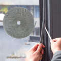 65FT Brush Weather Stripping, Neat Pile Self Adhesive Seal Strip for Windows and Door, Weatherstrip