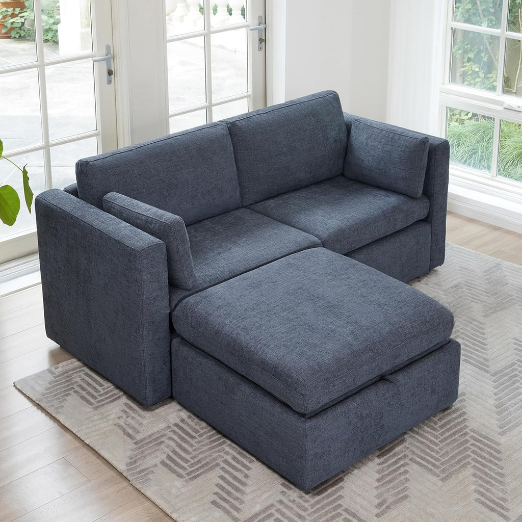 CHITA Modular Sectional Sofa, FSC Certified L Shaped Couch with Reversible Chaise, Modular