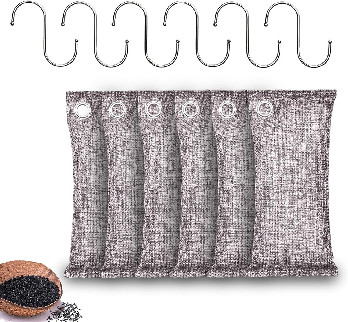 Activated Charcoal Odor Absorber, Odor Eliminator for Strong Odor,Coconut Shell Charcoal Air