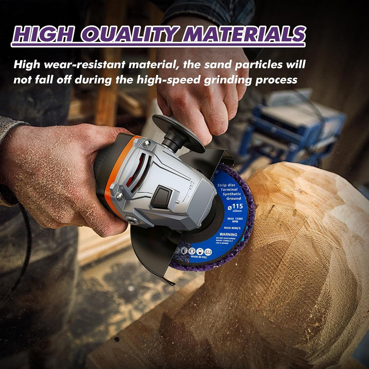 14 Pack Paint Eater Strip Disc Angle Grinder Rust Removal Disc Paint Stripper for Metal Paint