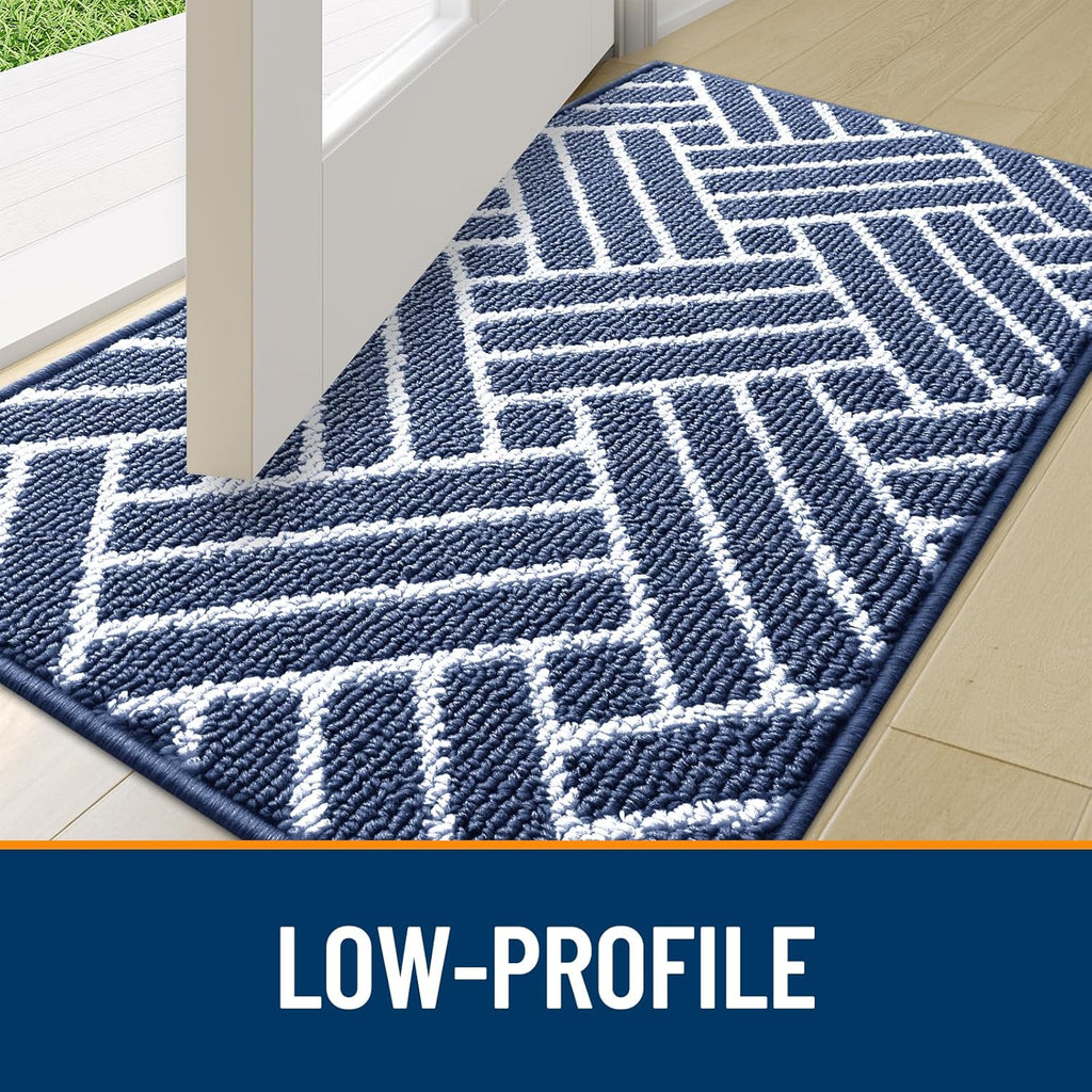 OLANLY Large Indoor Door Mat, 59x35 Inch, Dirt Resistant and Absorbent, Non-Slip Rubber Backing