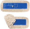 2 Pack - 24" Wide X 5 Cotton Floor Dust Mop Head Refill Short Fiber for Easy Sweep - Replacement