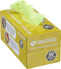 Arkwright Smart Rags in Box - (Pack of 50) Lint Free Microfiber Cleaning Cloth, Scratch &