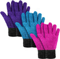 Bencailor 3 Pairs Microfiber Plant Dusting Gloves Leaf Cleaning Gloves for Indoor Plants, Blinds
