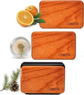 Car Air Freshener - Wood Air Freshener - Car Odor Eliminator for Visor Clip-Variety Scent Refill