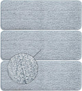 Bulletproof Microfiber Mop Replacement Heads - Washable Pads for Floor Cleaning Compatible with
