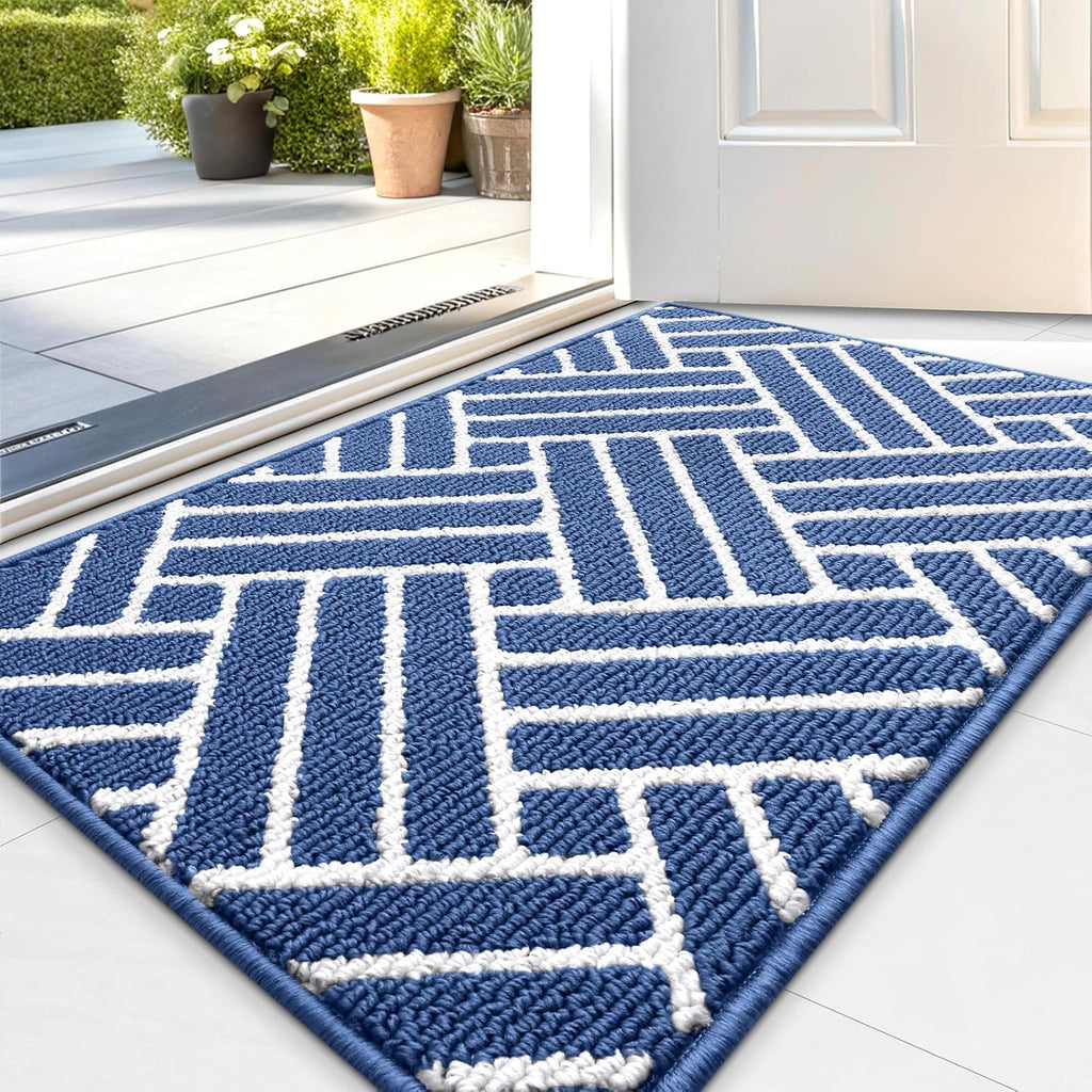 OLANLY Indoor Door Mat, 32x20 Inch, Dirt Resistant and Absorbent, Non-Slip Rubber Backing Floor