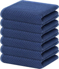 Homaxy 100% Cotton Waffle Weave Kitchen Dish Towels, Ultra Soft Absorbent Quick Drying Cleaning