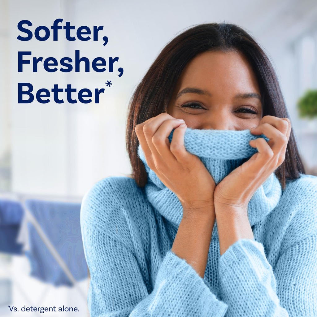 Downy Soft, 2 in 1 Soft and Fresh Liquid Fabric Softener, Cool Cotton, 111 fl oz, 150 Loads, Fabric