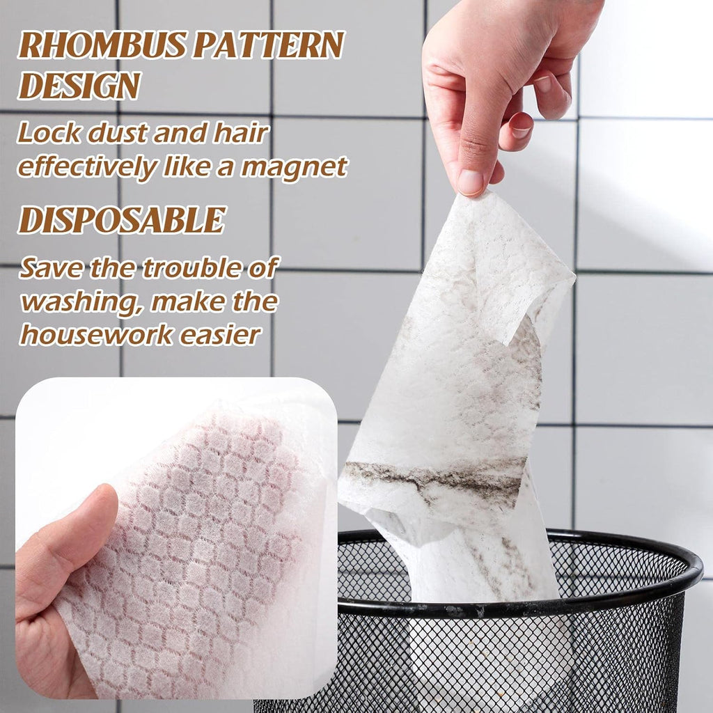 Hoolerry 900 Count Dry Sweeping Cloths Dry Mop Refills Sweeper Dusting Cloths Disposable Duster