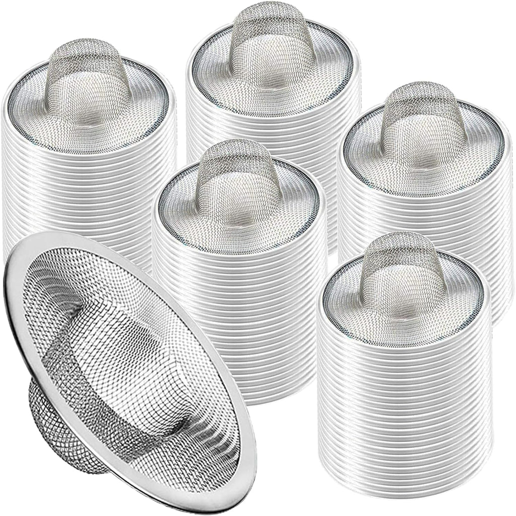 Heavy Duty Stainless Steel Slop Basket Filter Trap Mesh Metal Sink Strainer Perfect for Kitchen