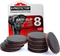 Non Slip Furniture Pads X-Protector - 8 PCS 1 1/2” - Premium Furniture Grippers - Self-Adhesive