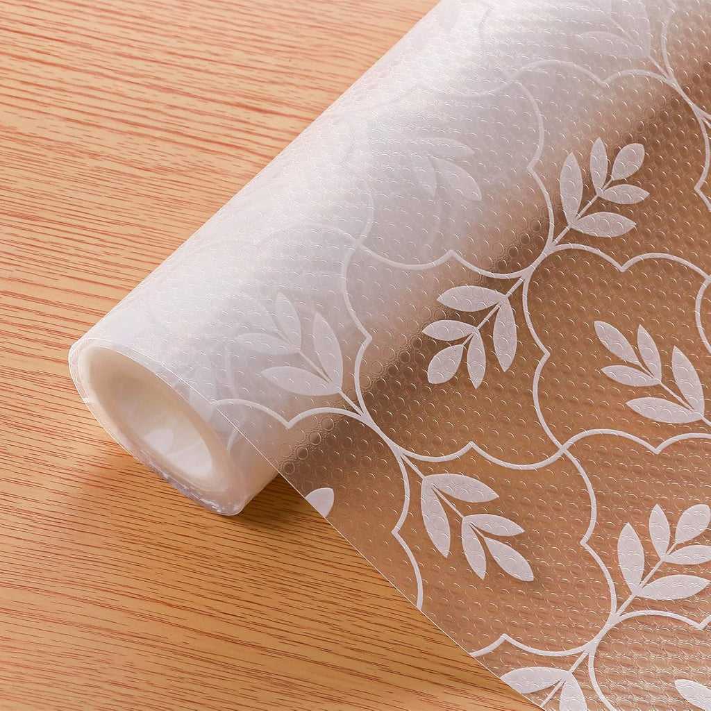 Cooyes Shelf Paper for Kitchen Cabinets Non Adhesive, Waterproof & Oil-Proof Kitchen Drawer Liner
