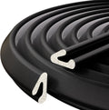 V-Shaped Weather Stripping Door Seal, 52.5FT Draft Stopper for Doors/Windows, Gaps, Dustproof