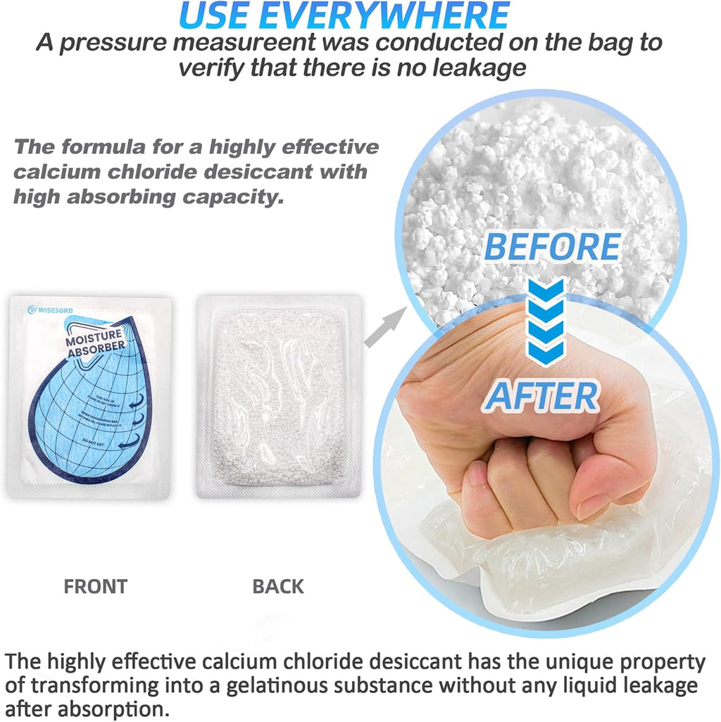 50 Gram 30 Packs Moisture Absorbers for Closet, Dehumidifier for Bedroom Dehumidifier Bags for