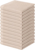 Homaxy 100% Cotton Waffle Weave Kitchen Dish Cloths, Ultra Soft Absorbent Quick Drying Dish Towels