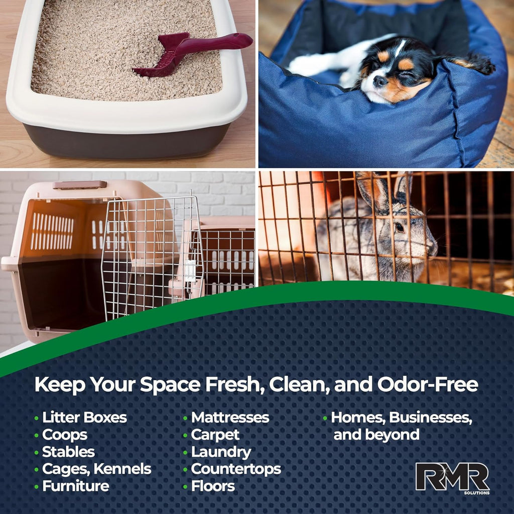 RMR Xtreme Pet Odor Eliminator Spray - Neutralize Strong Urine, Litter, Furniture, Crate, and