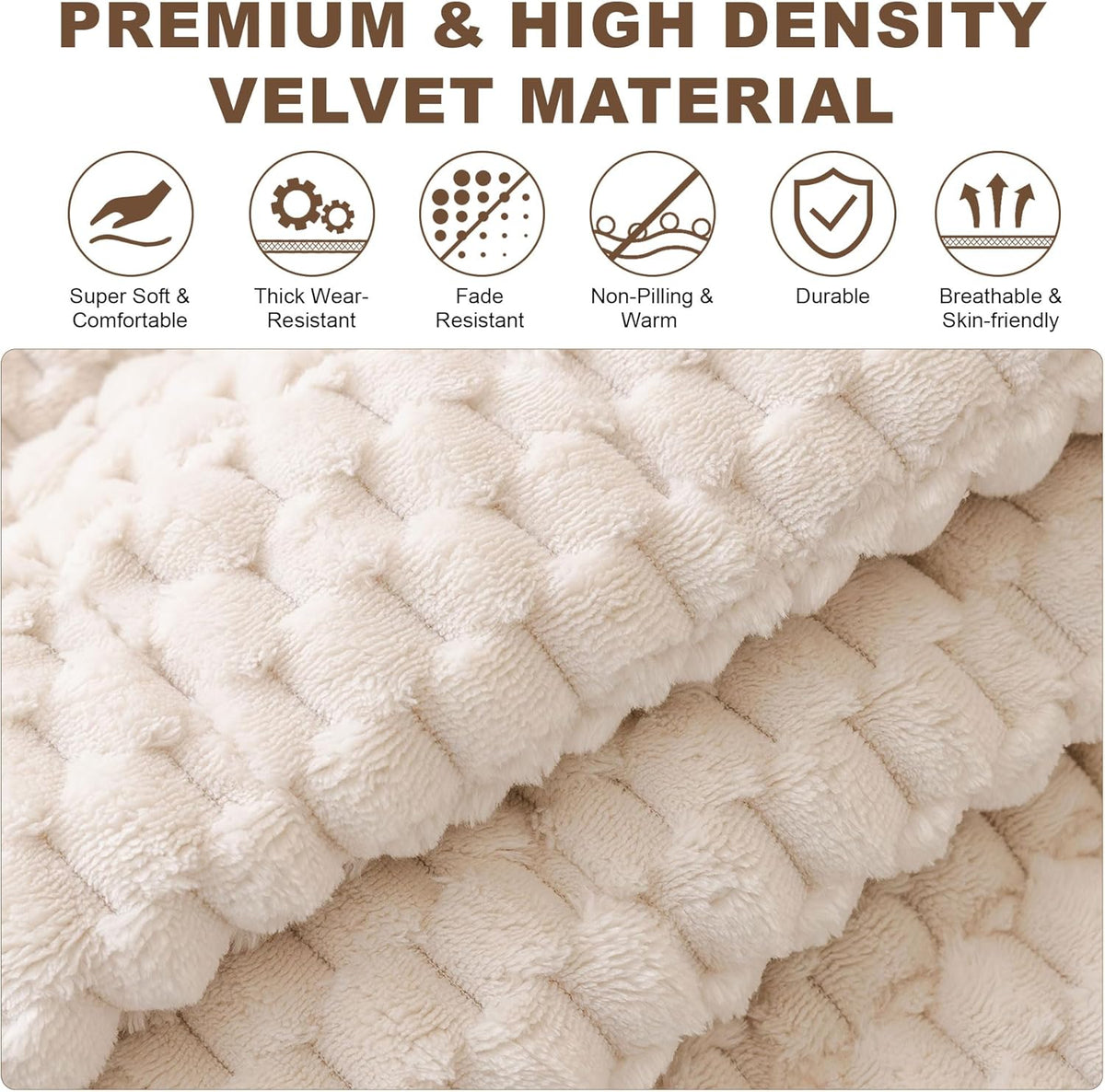 OTOB Couch Covers for Dogs Washable, Non Slip Plush Fuzzy Sofa Slipcovers Dog Cushion Mat, Soft