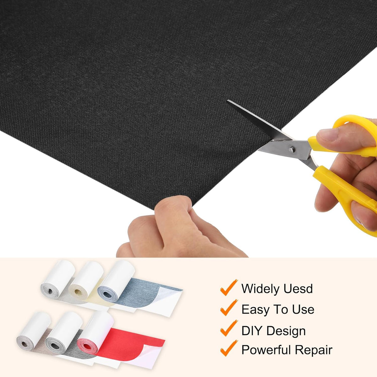 Repair Patches Repair Tape Self-Adhesive DIY Repair Patch Linen Gear Patch for Sofa, Furniture