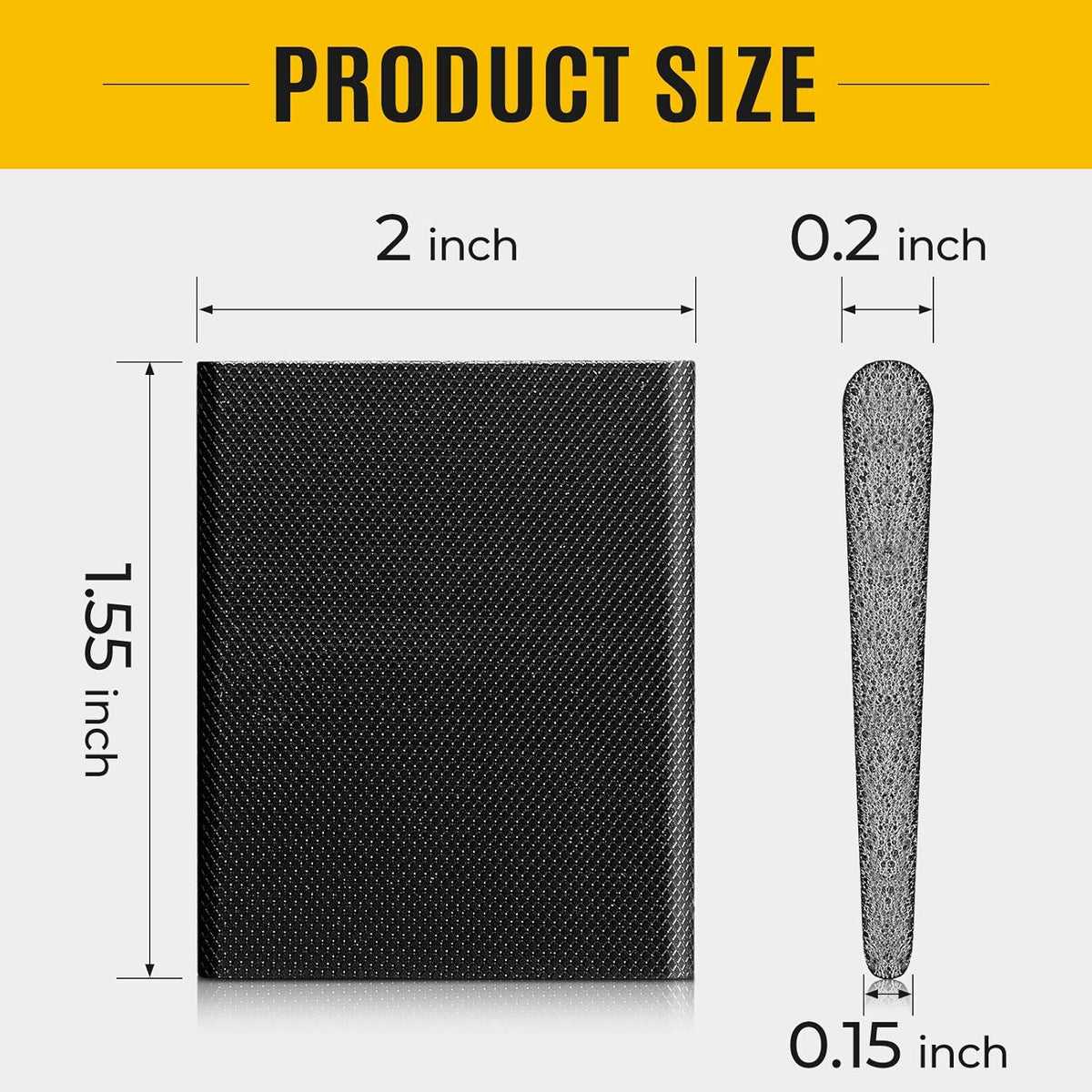 Zonon 16 Pieces Door Corner Seal Weatherstripping Exterior Door Frame Seal Draft Stopper Adhesive