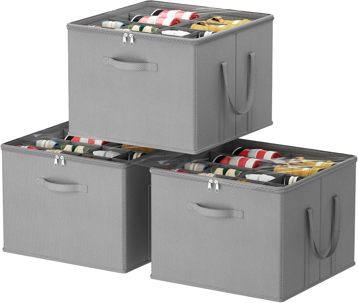 Lifewit Shoe Storage Organizer for Closet Fits 12-16 Pairs, Fabric Large Shoe Box Storage