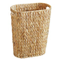 Wicker Trash Can,Bathroom Trash Can,Water Hyacinth Wicker Waste Basket for Bathroom,Handwoven
